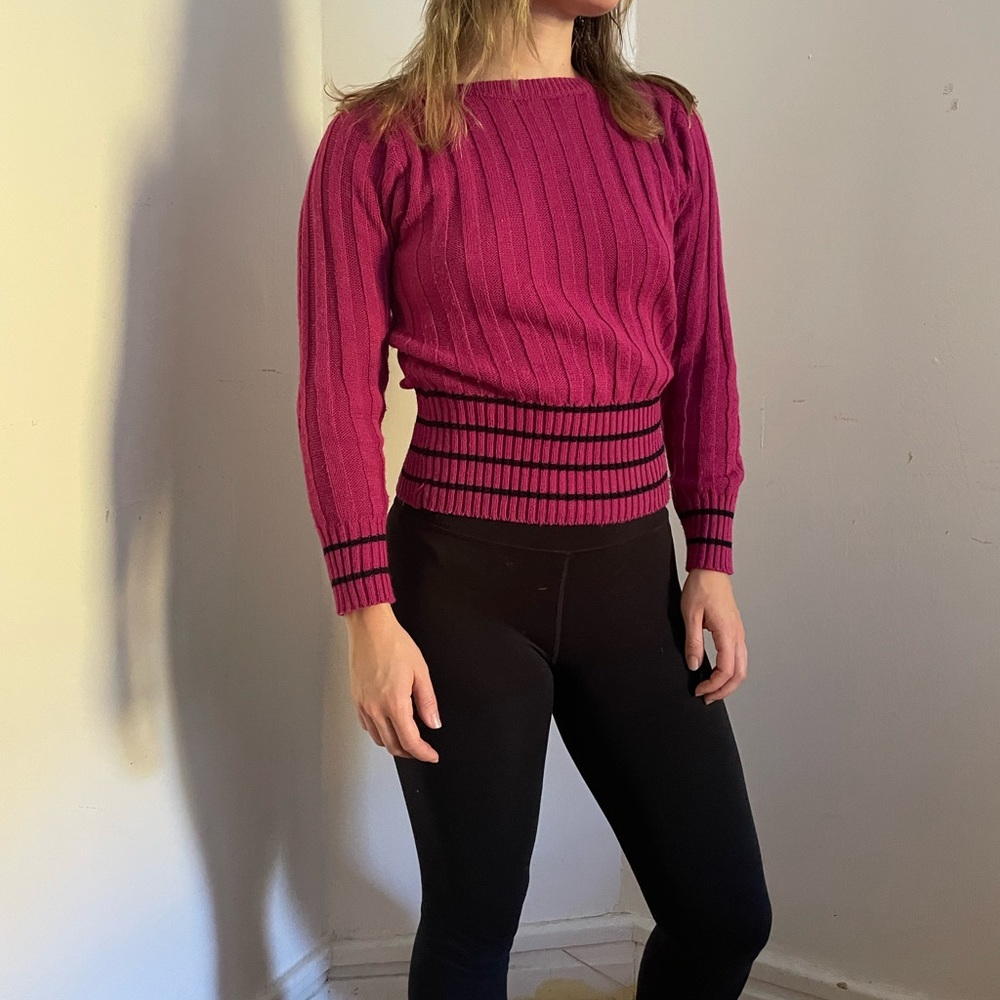 Vintage pink sweater